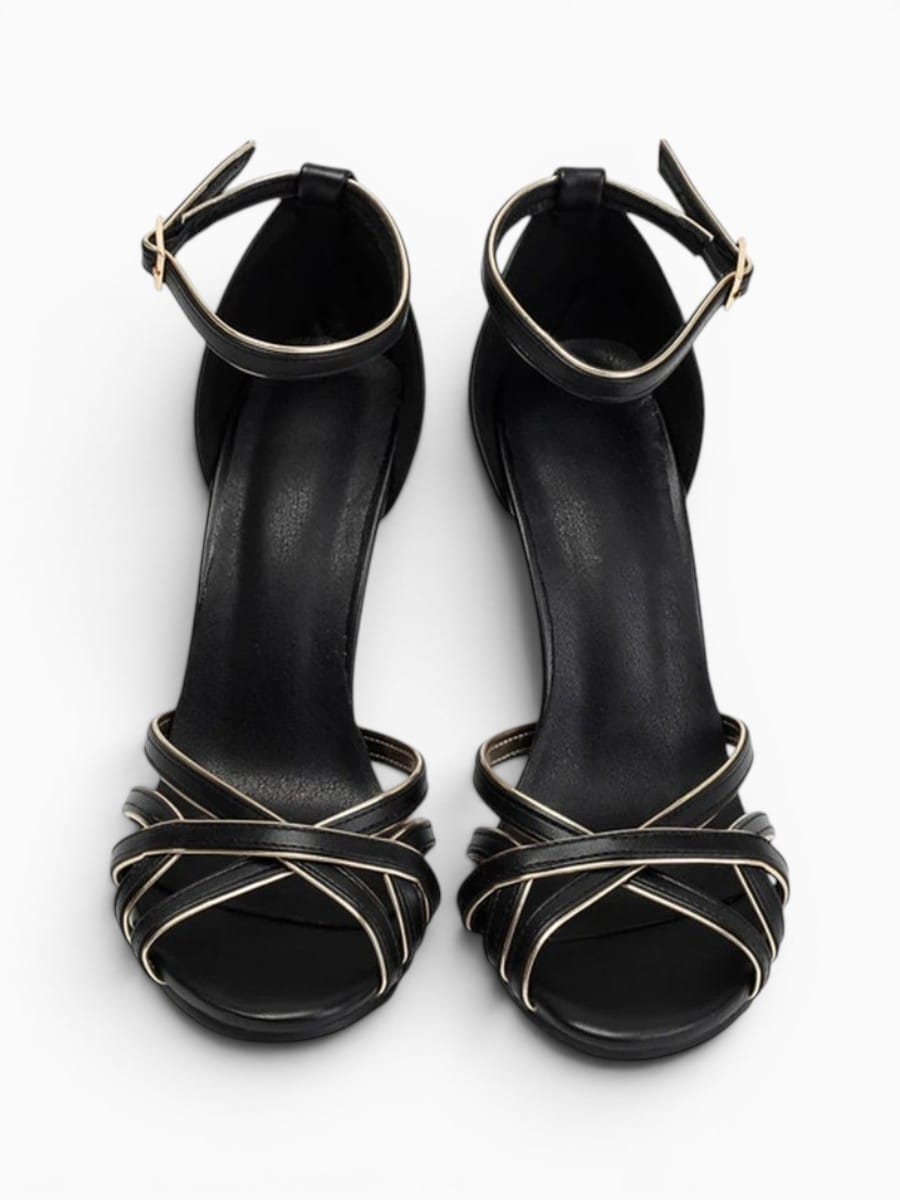 Amara Shoes Ankle Strap Strappy Stiletto Heel Sandals