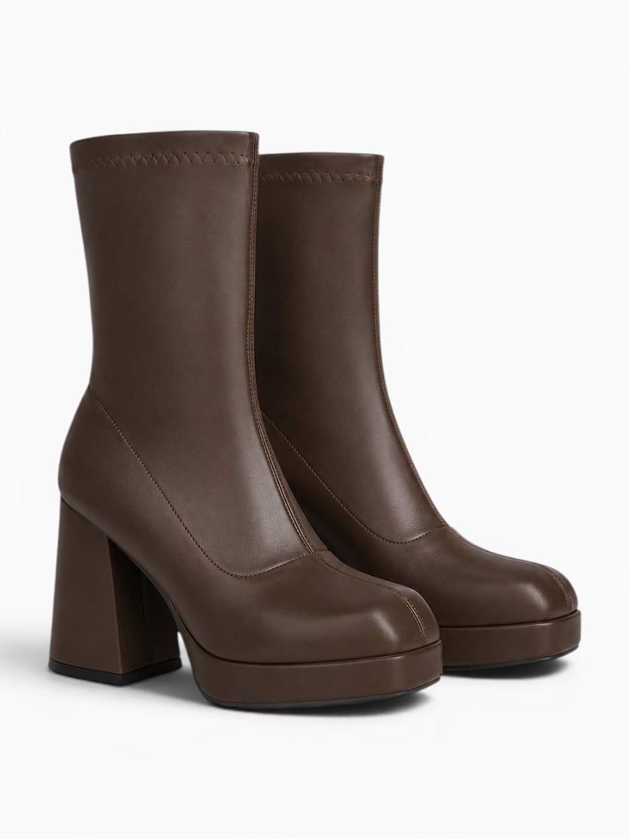 Amara Shoes Chunky Platform Ankle Boots