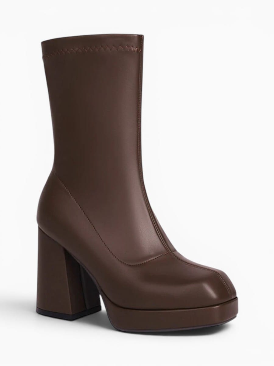 Amara Shoes Chunky Platform Ankle Boots