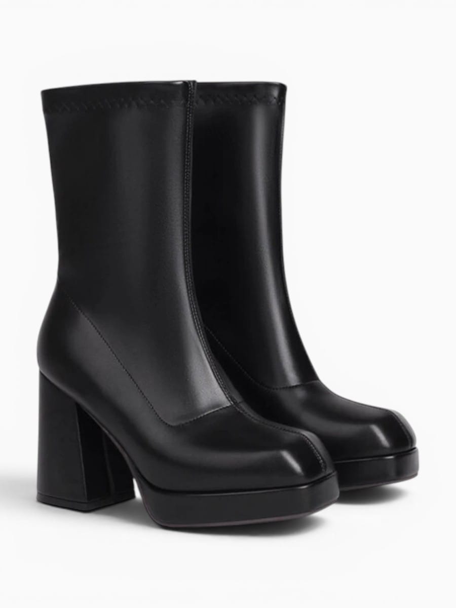 Amara Shoes Chunky Platform Ankle Boots
