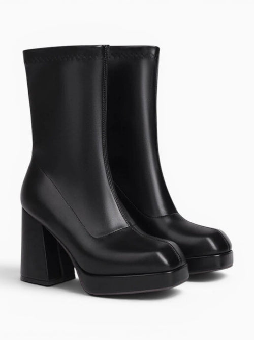 Amara Shoes Chunky Platform Ankle Boots