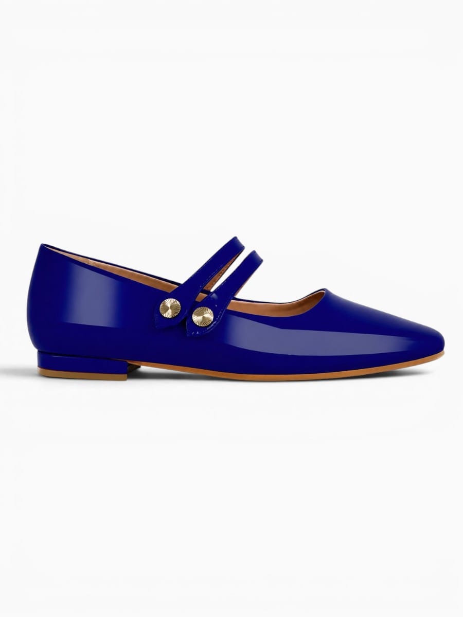 Amara Shoes Double Strap Ballet Flats
