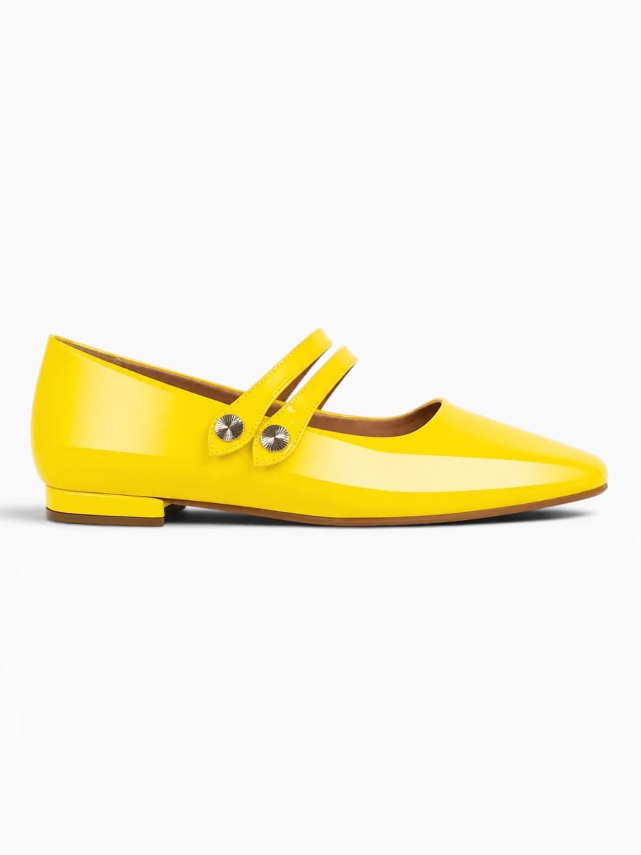 Amara Shoes Double Strap Ballet Flats
