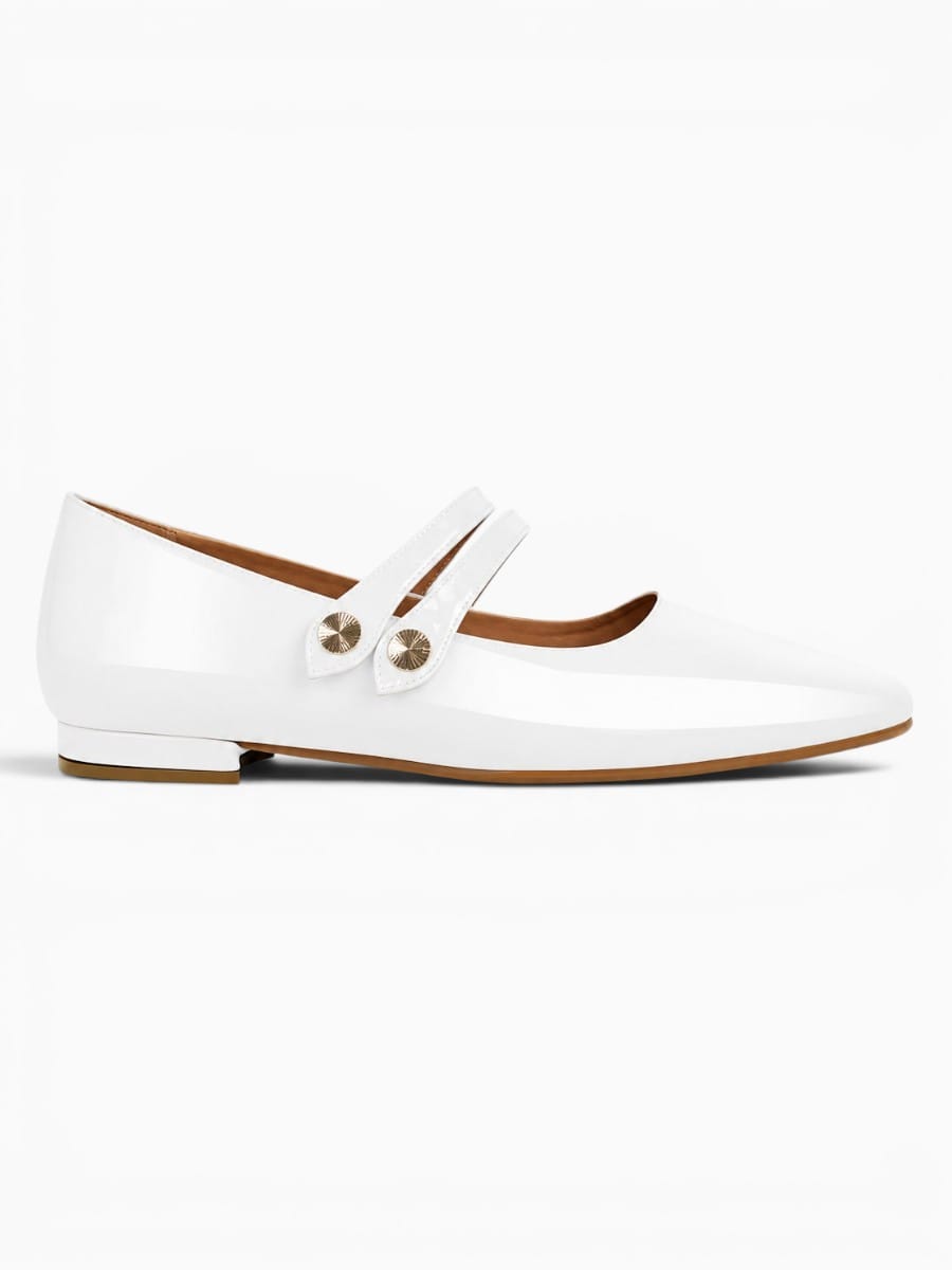 Amara Shoes Double Strap Ballet Flats