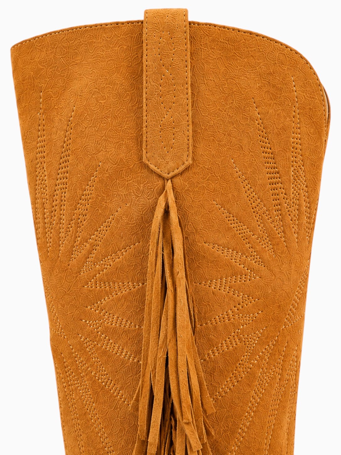 Amara Shoes Fringe Knee High Cowboy Boots