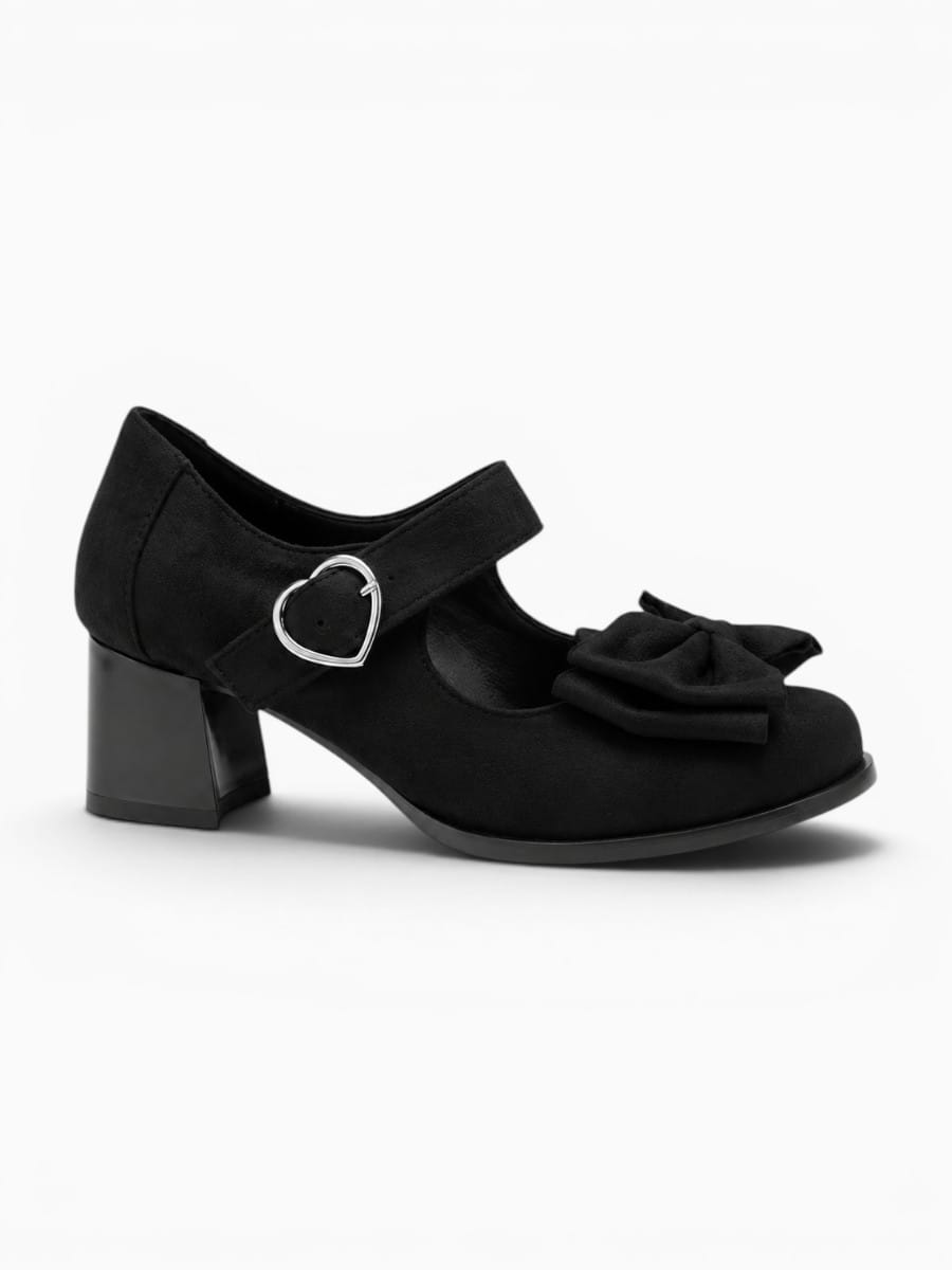 Amara Shoes Mary Jane Heeled Ballet Flats