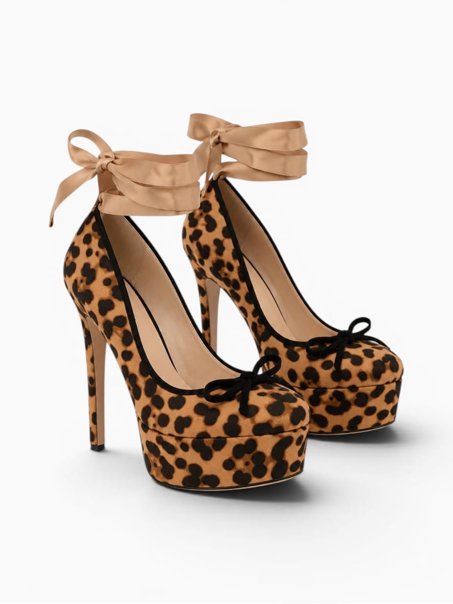 Amara Shoes Platform Ankle Lace Up High Heels