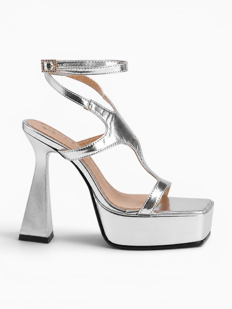 Amara Shoes Platform Block Heel Ankle Strap Sandals