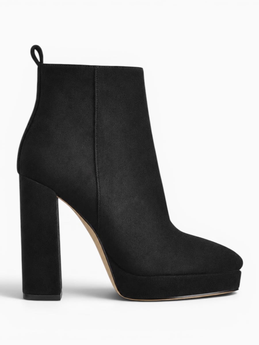 Amara Shoes Platform Chunky Heel Ankle Boots