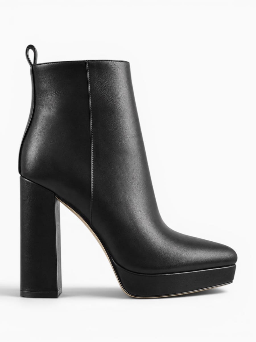 Amara Shoes Platform Chunky Heel Ankle Boots