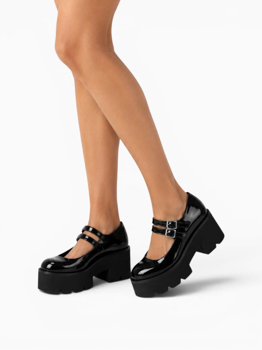Amara Shoes Platform Mary Jane Pumps