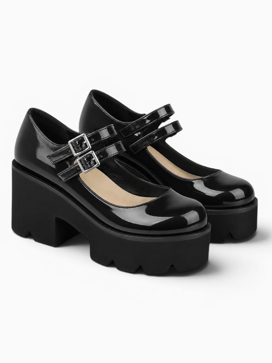 Amara Shoes Platform Mary Jane Pumps