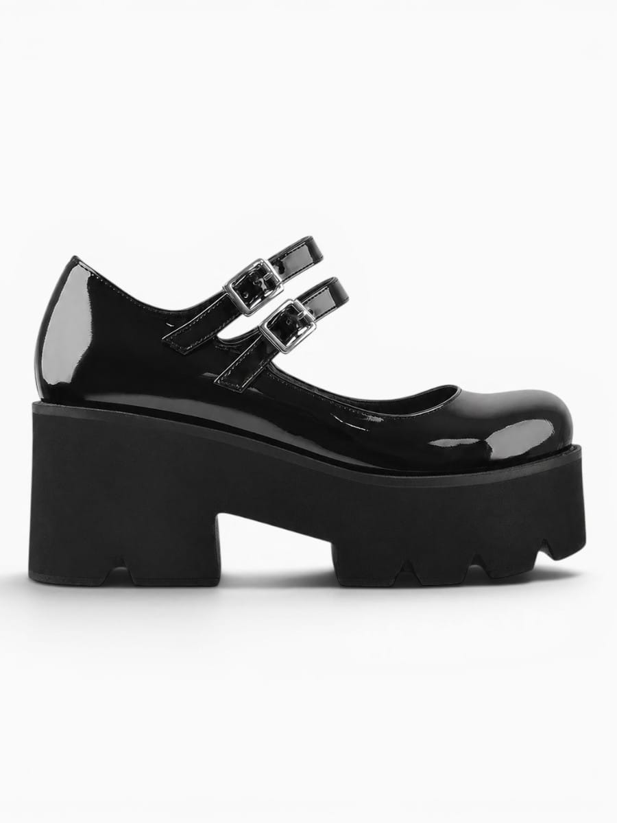 Amara Shoes Platform Mary Jane Pumps