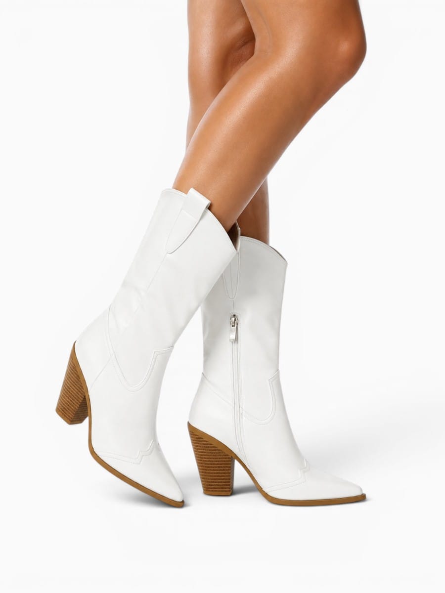Amara Shoes Pointed Heel Cowboy Boots