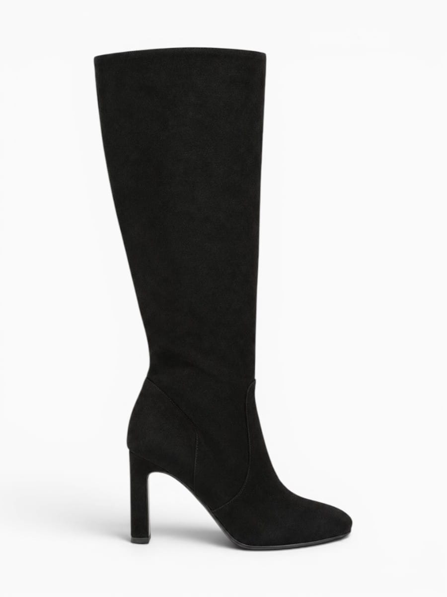 Amara Shoes Pointed Knee High Stiletto Boots