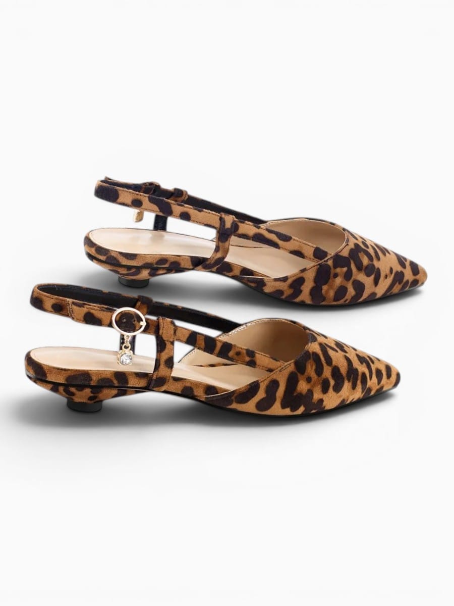 Amara Shoes Pointed Toe Slingback Flats