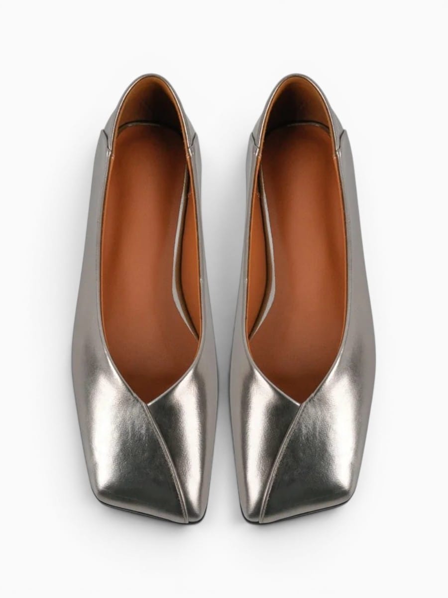Amara Shoes Square Toe Ballet Flats