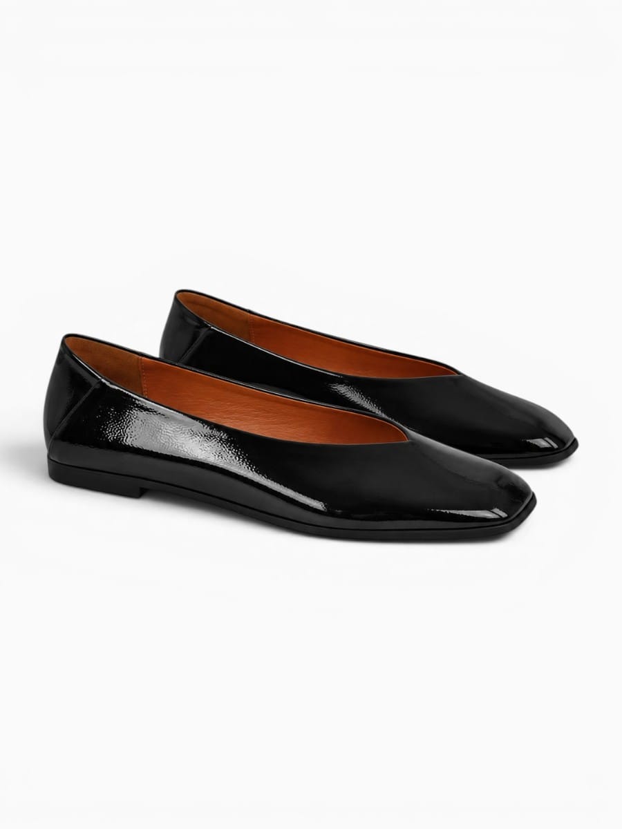 Amara Shoes Square Toe Ballet Flats
