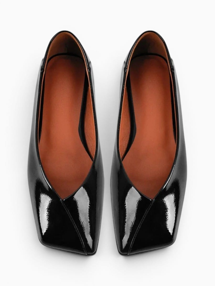 Amara Shoes Square Toe Ballet Flats