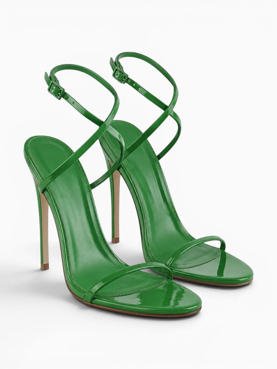 Amara Shoes Strappy Stiletto Heeled Sandals