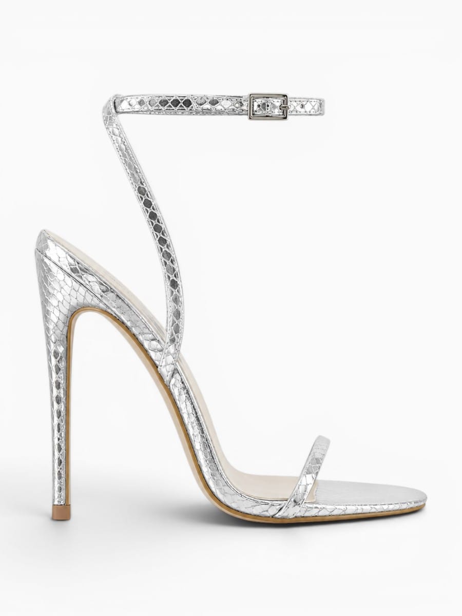 Amara Shoes Strappy Stiletto Heeled Sandals
