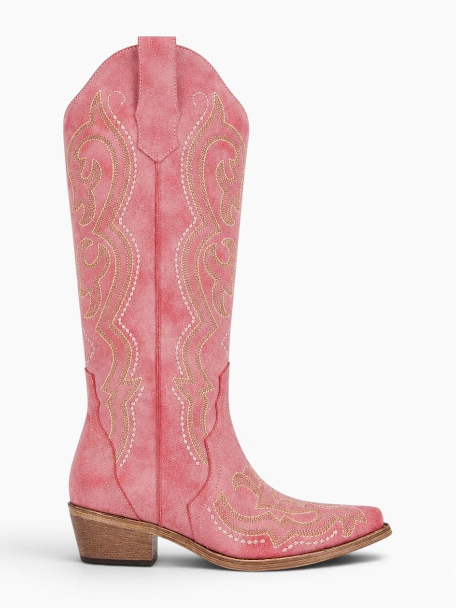 Amara Shoes Vintage Embroidered Cowboy Boots